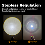 S007 - Adjustable Beam Rechargeable Flashlight