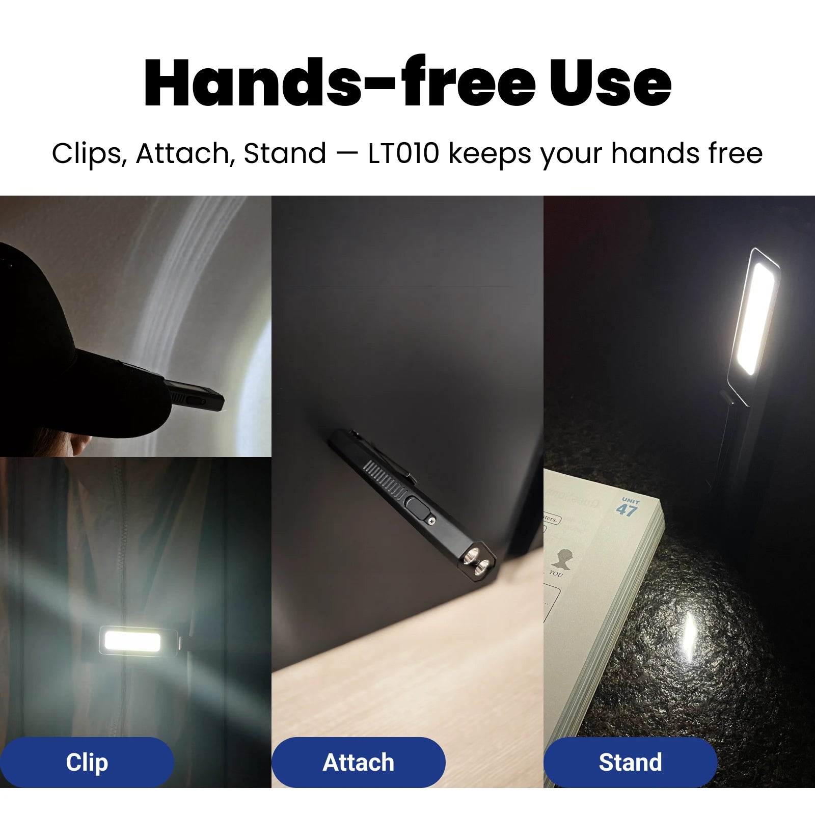 LT010 - EDC Rechargeable Multi-function Flashlight