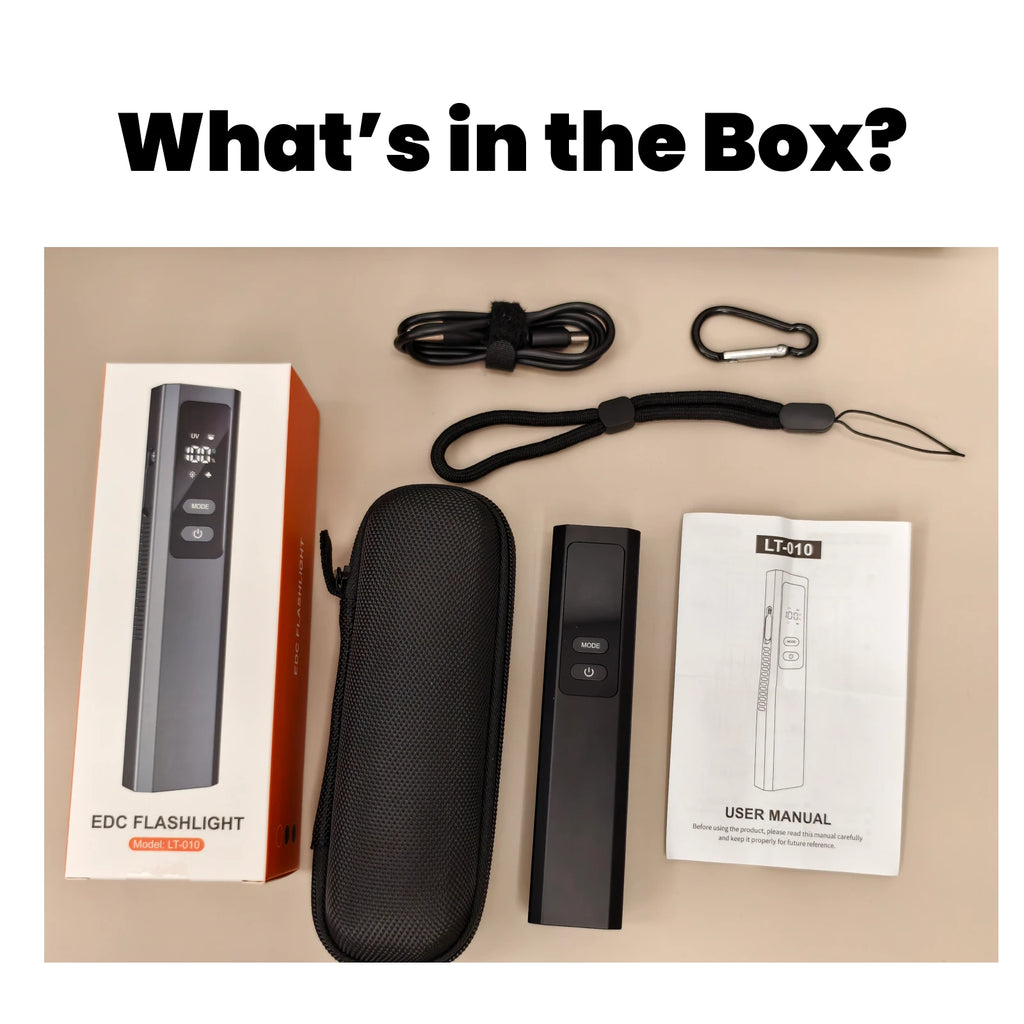 LT010 - EDC Rechargeable Multi-function Flashlight