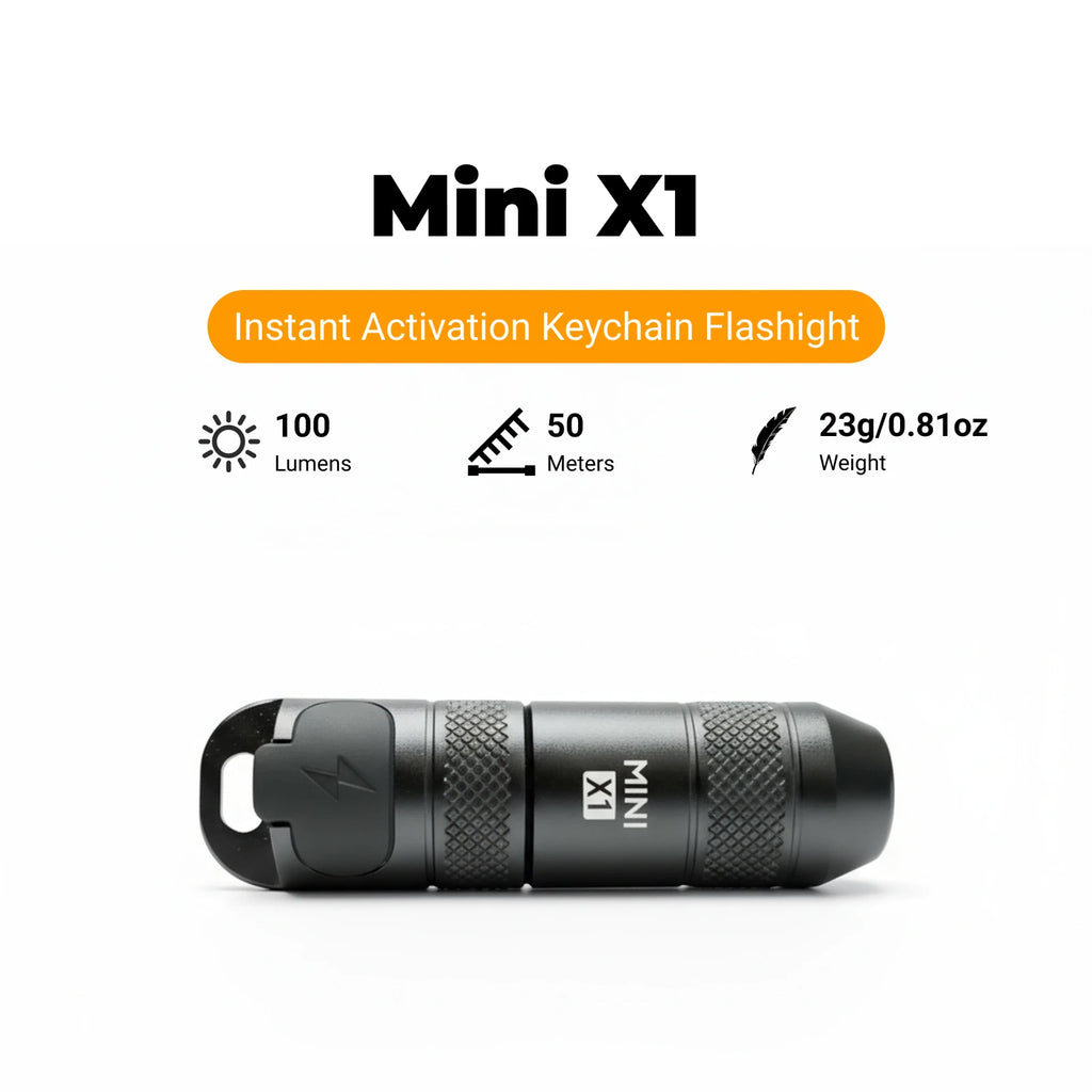 Mini X1 - EDC Rechargeable Keychain Flashlight