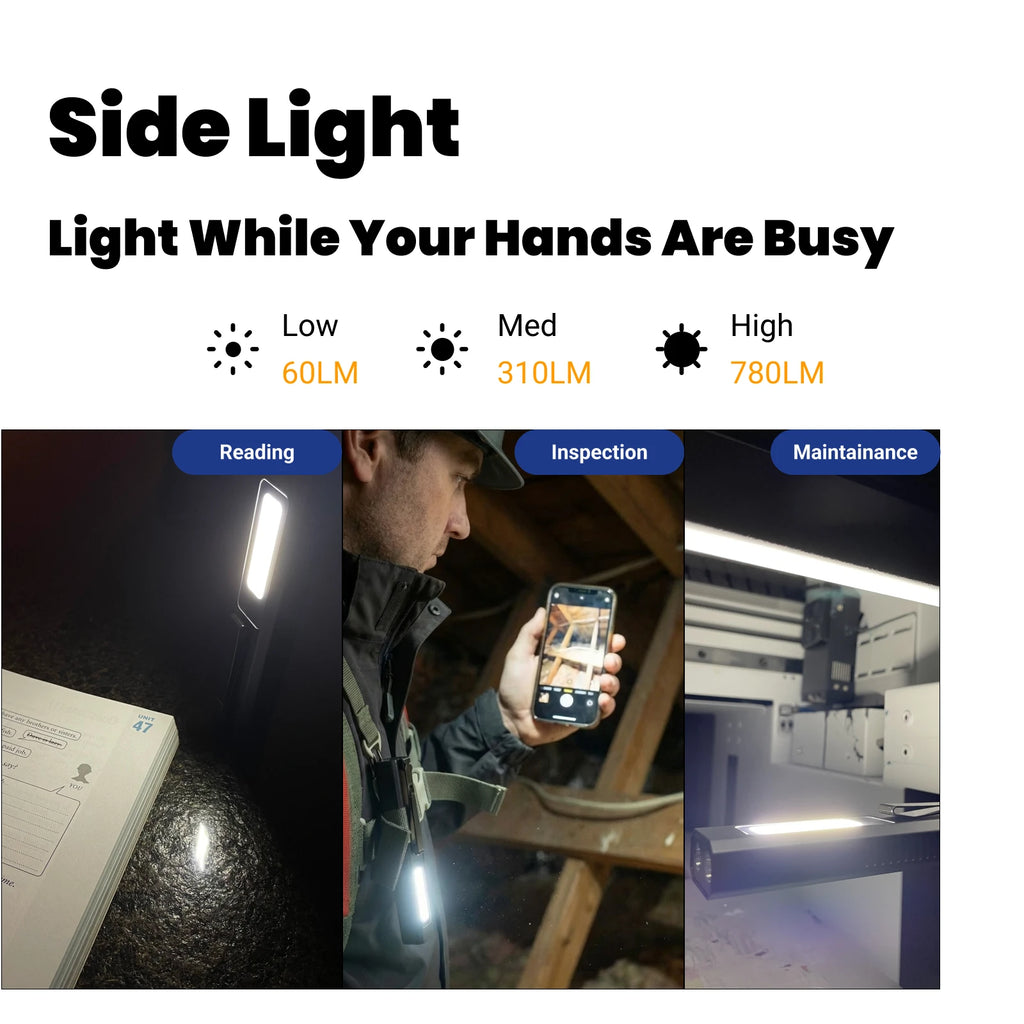 LT010 - EDC Rechargeable Multi-function Flashlight