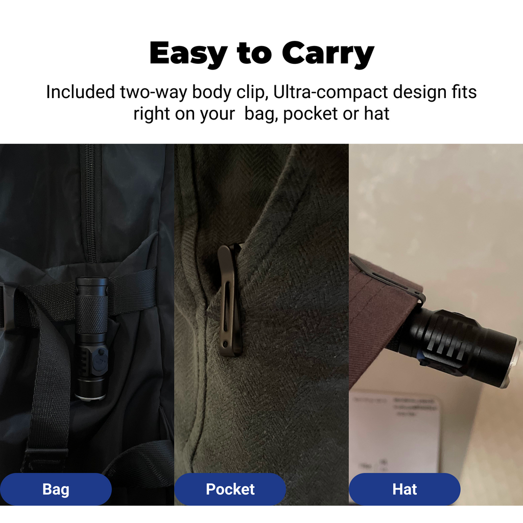 S021 - EDC Rechargeable Compact Flashlight