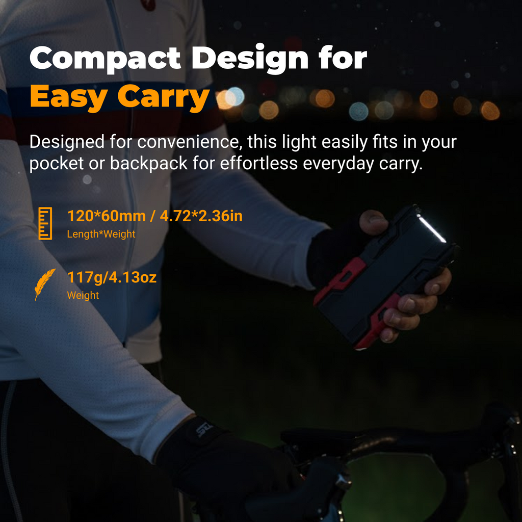 LS12 - Rechargeable LED Bike Light