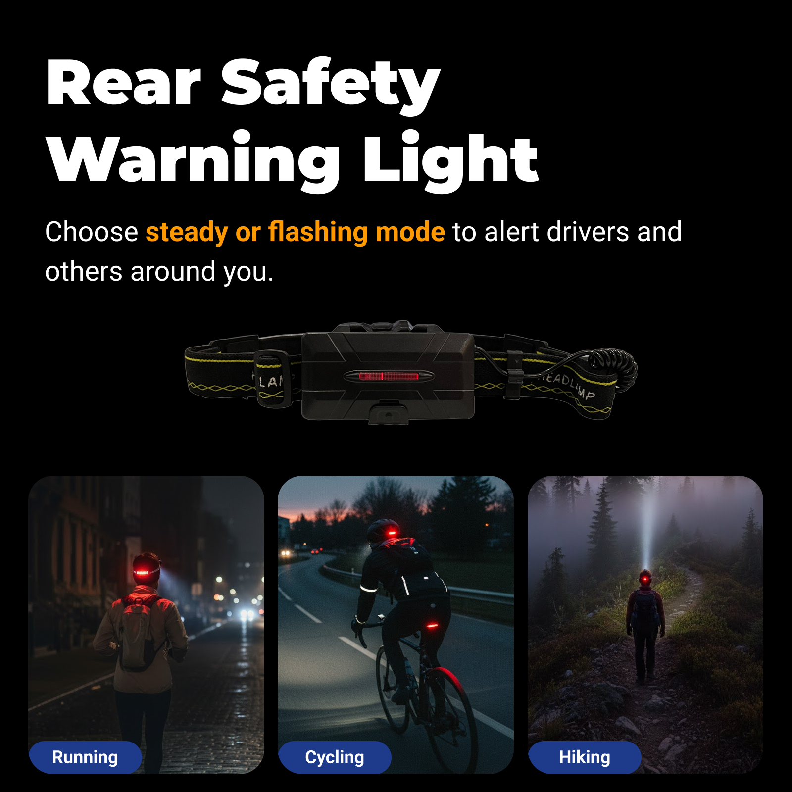 XC007 - Rechargeable LED Headlamp 1000 Lumens