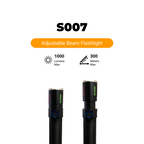 S007 - Adjustable Beam Rechargeable Flashlight