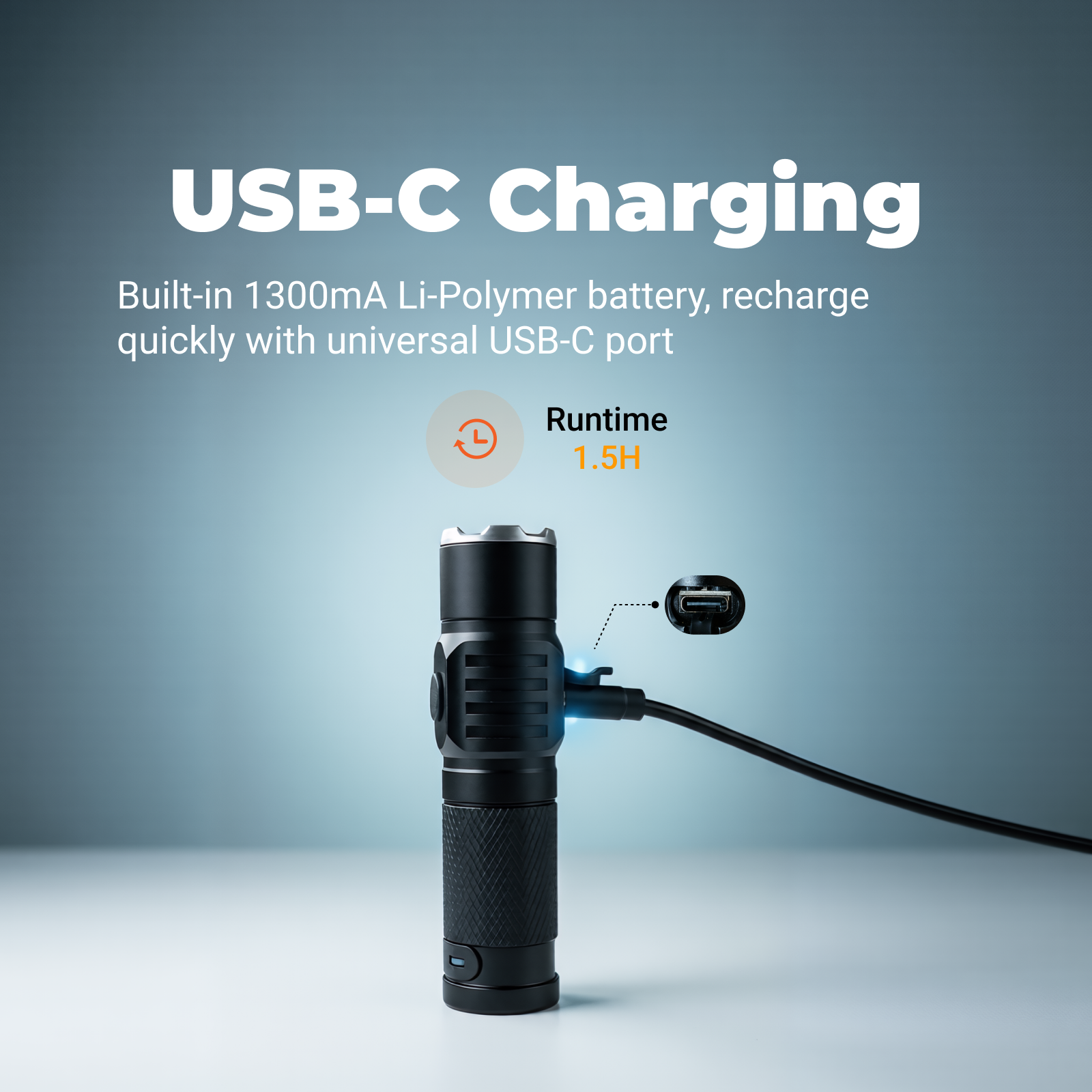 S021 - EDC Rechargeable Compact Flashlight