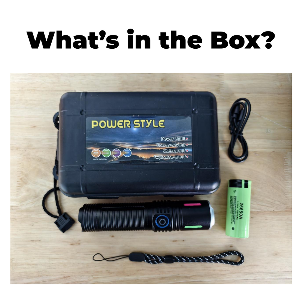 S007 - Adjustable Beam Rechargeable Flashlight