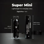 Mini X1 - EDC Rechargeable Keychain Flashlight