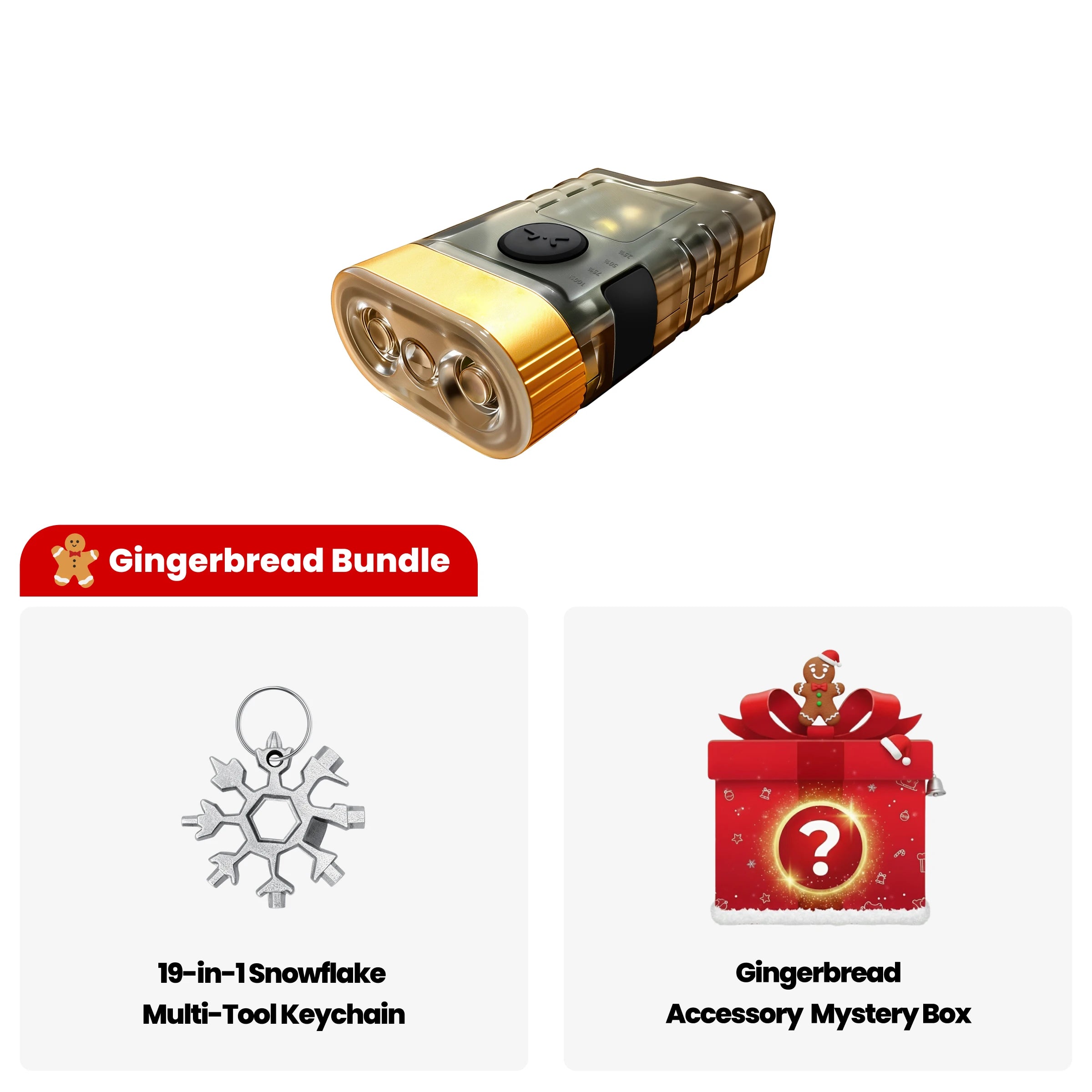 A11 - EDC Mini Rechargeable Multi-function Flashlight