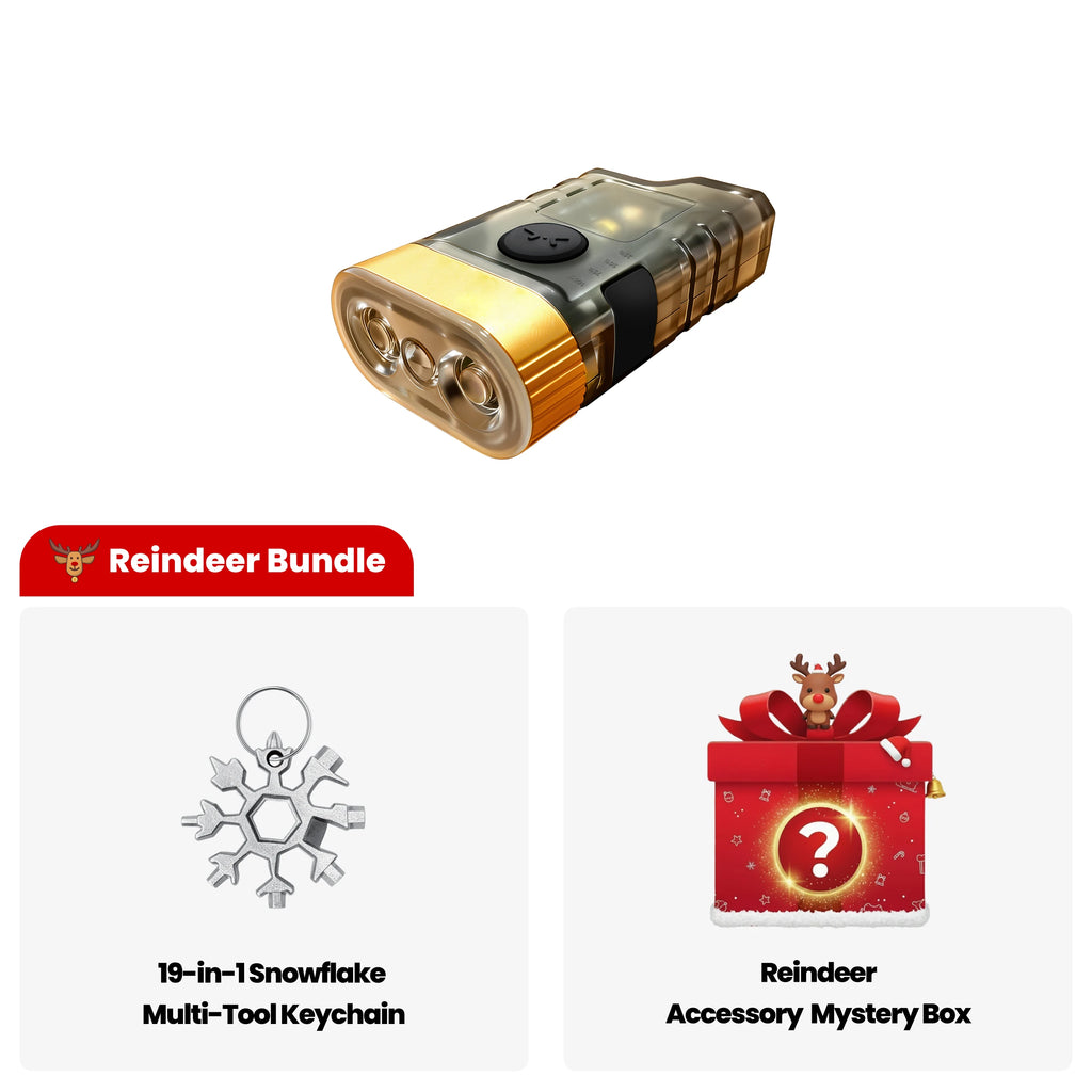 A11 - EDC Mini Rechargeable Multi-function Flashlight