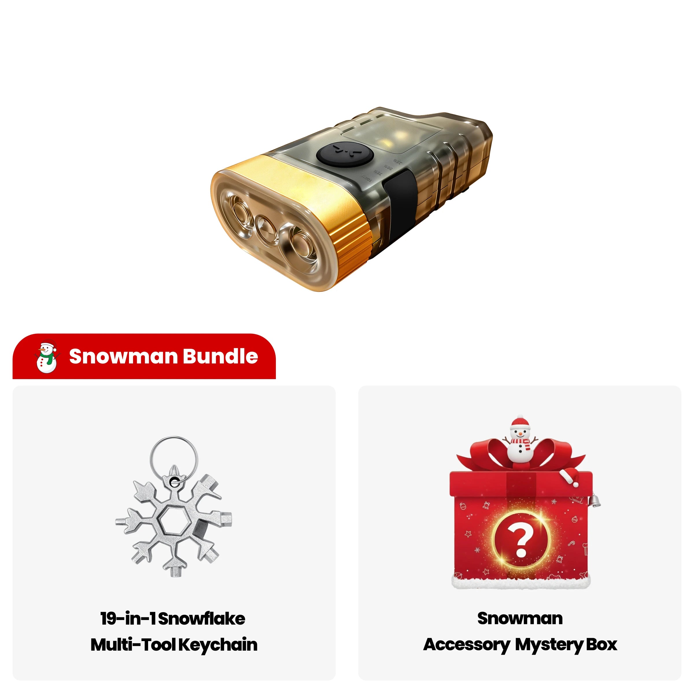 A11 - EDC Mini Rechargeable Multi-function Flashlight