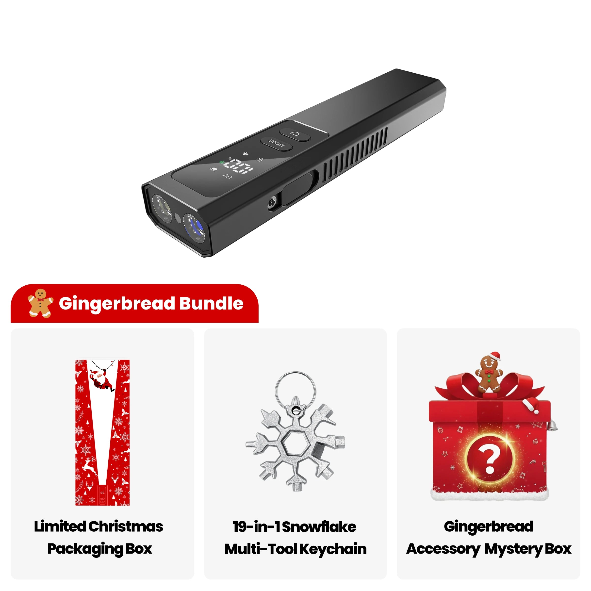 LT010 - EDC Rechargeable Multi-function Flashlight