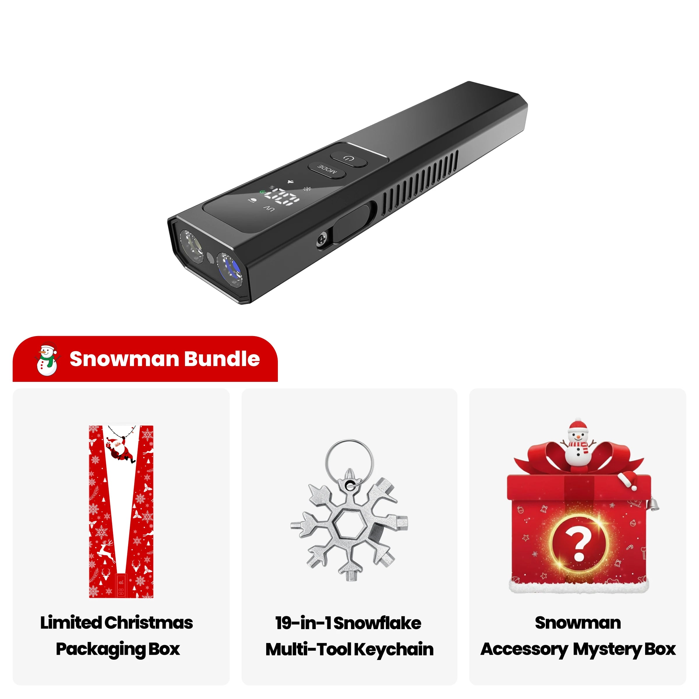 LT010 - EDC Rechargeable Multi-function Flashlight