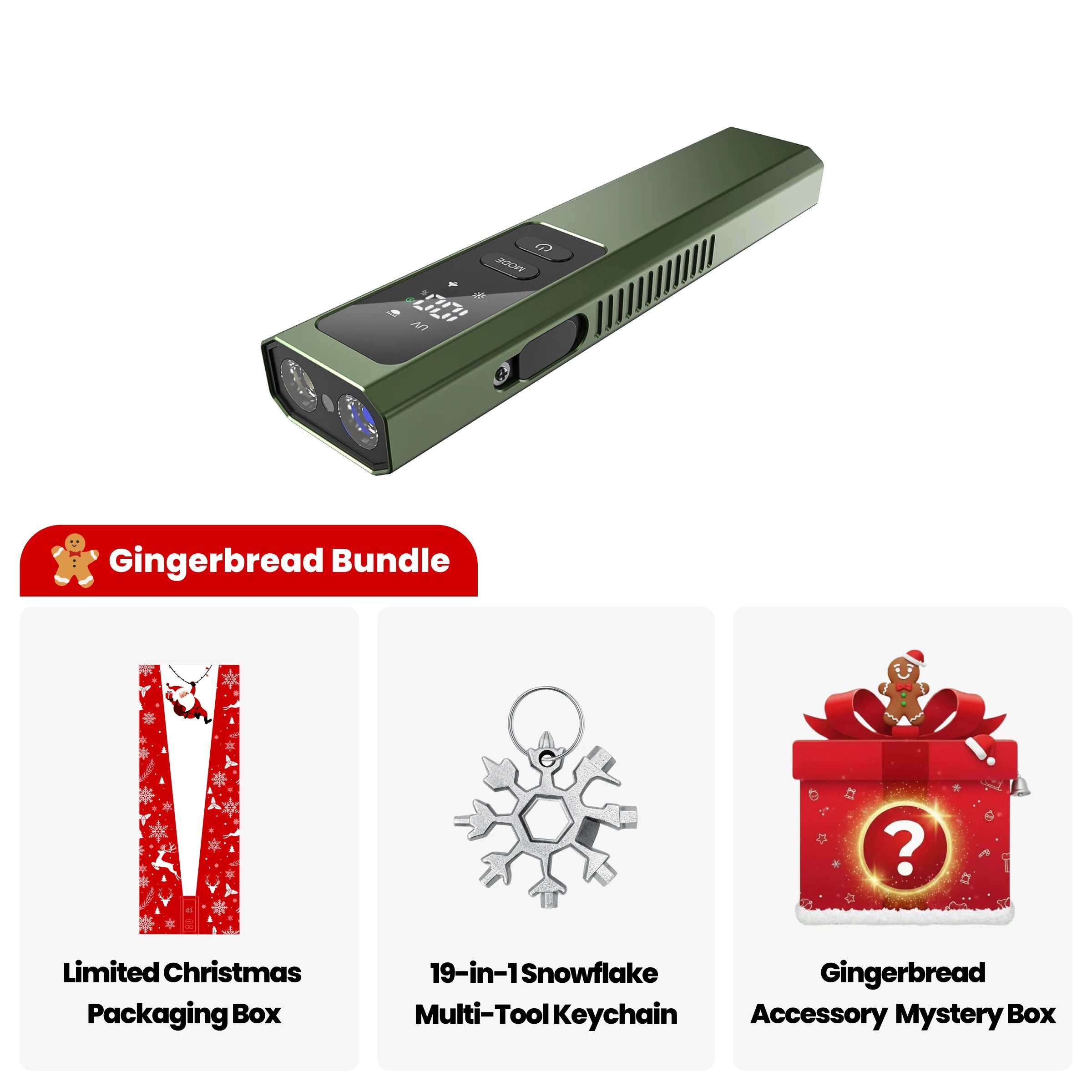 LT010 - EDC Rechargeable Multi-function Flashlight