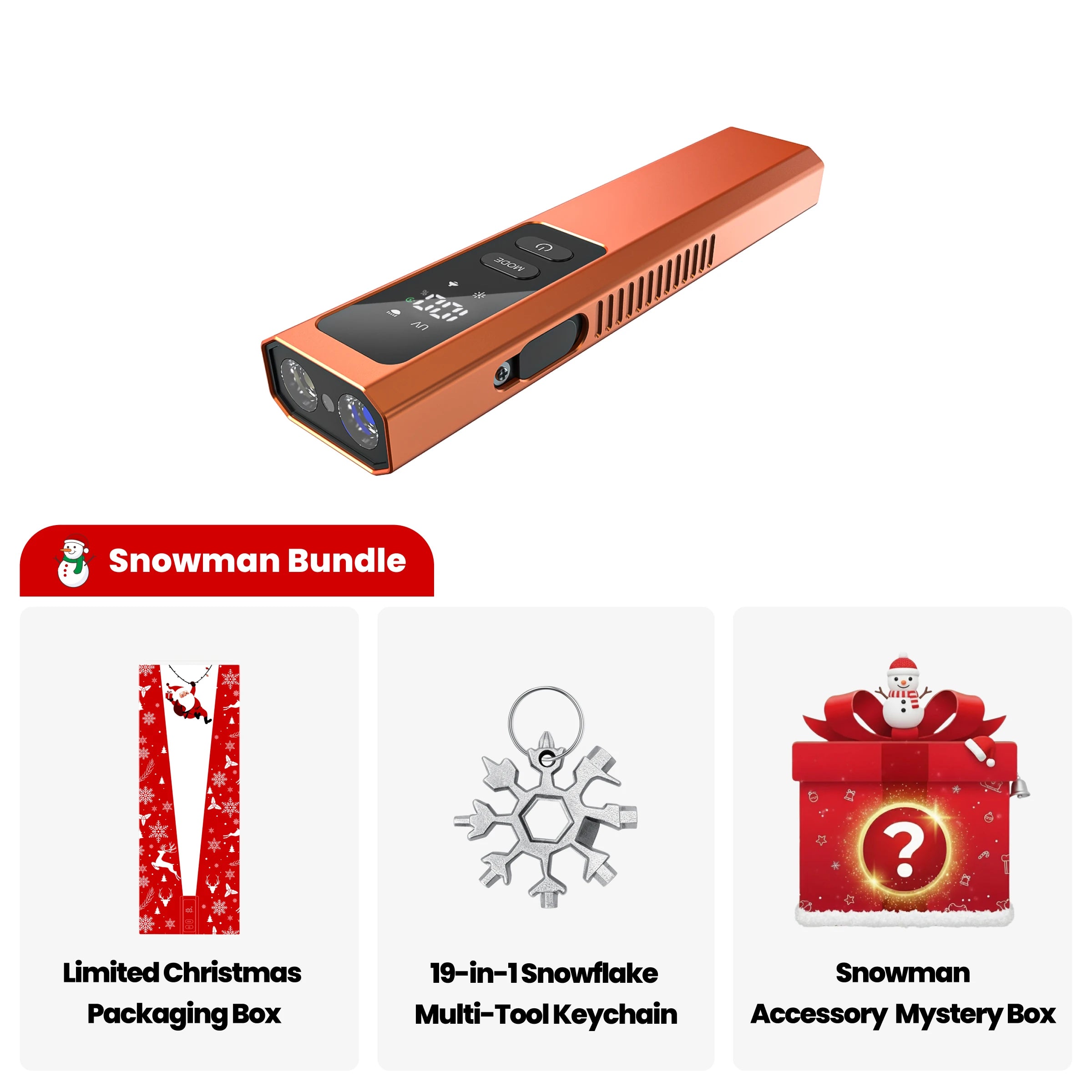 LT010 - EDC Rechargeable Multi-function Flashlight