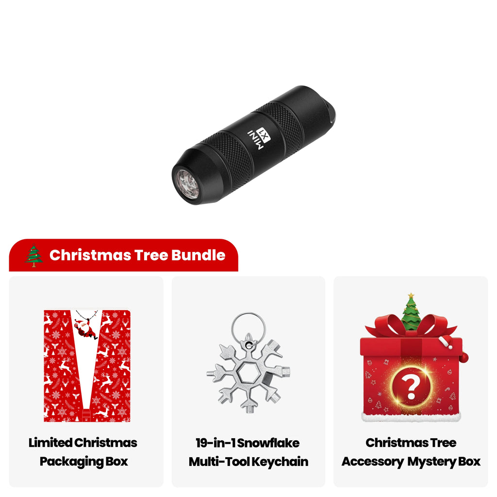 Mini X1 - EDC Rechargeable Keychain Flashlight