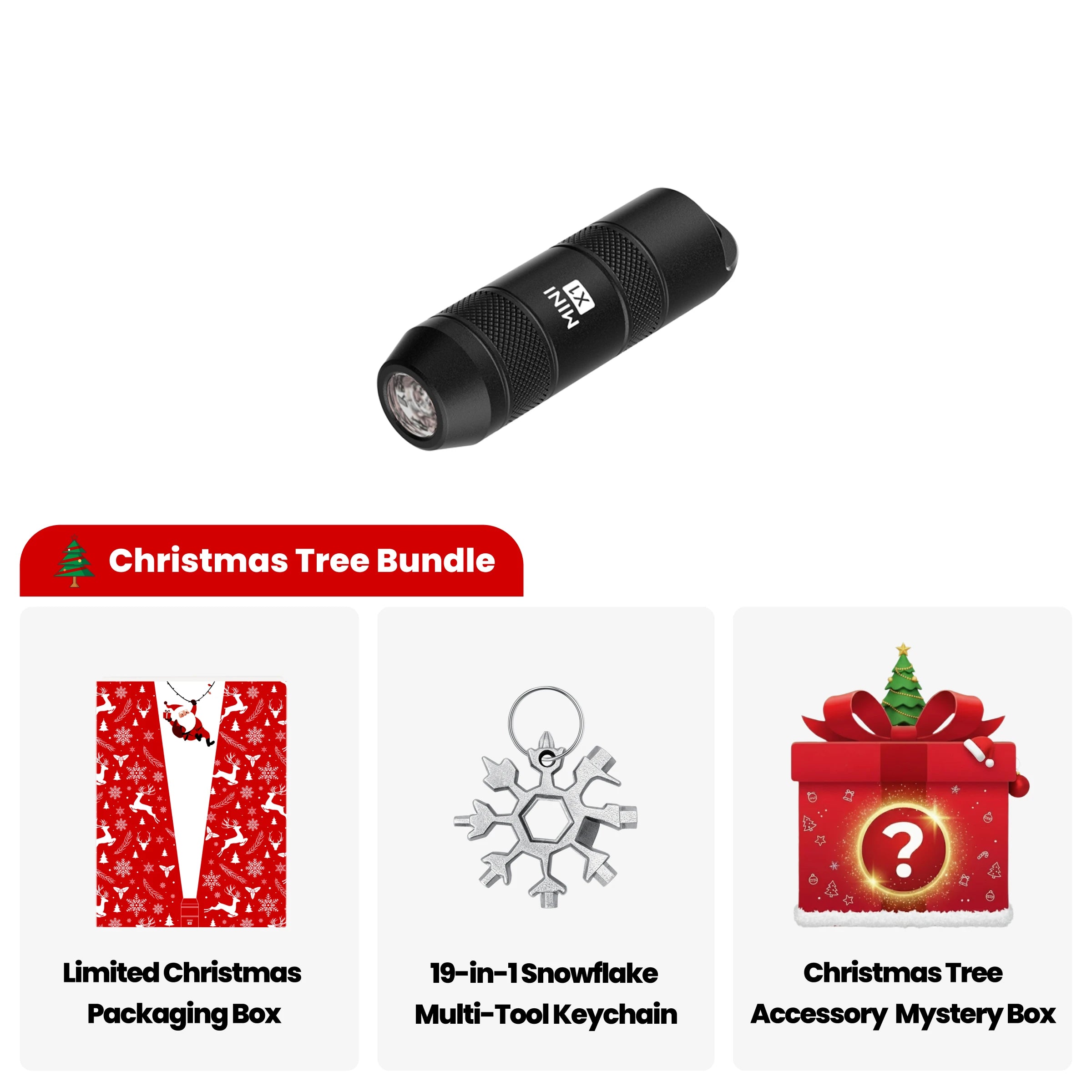 Mini X1 - EDC Rechargeable Keychain Flashlight