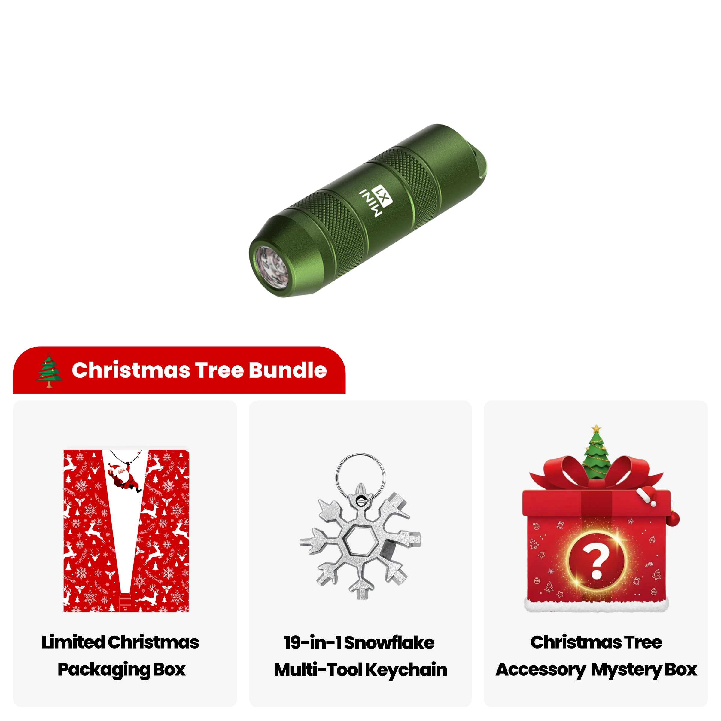 Mini X1 - EDC Rechargeable Keychain Flashlight