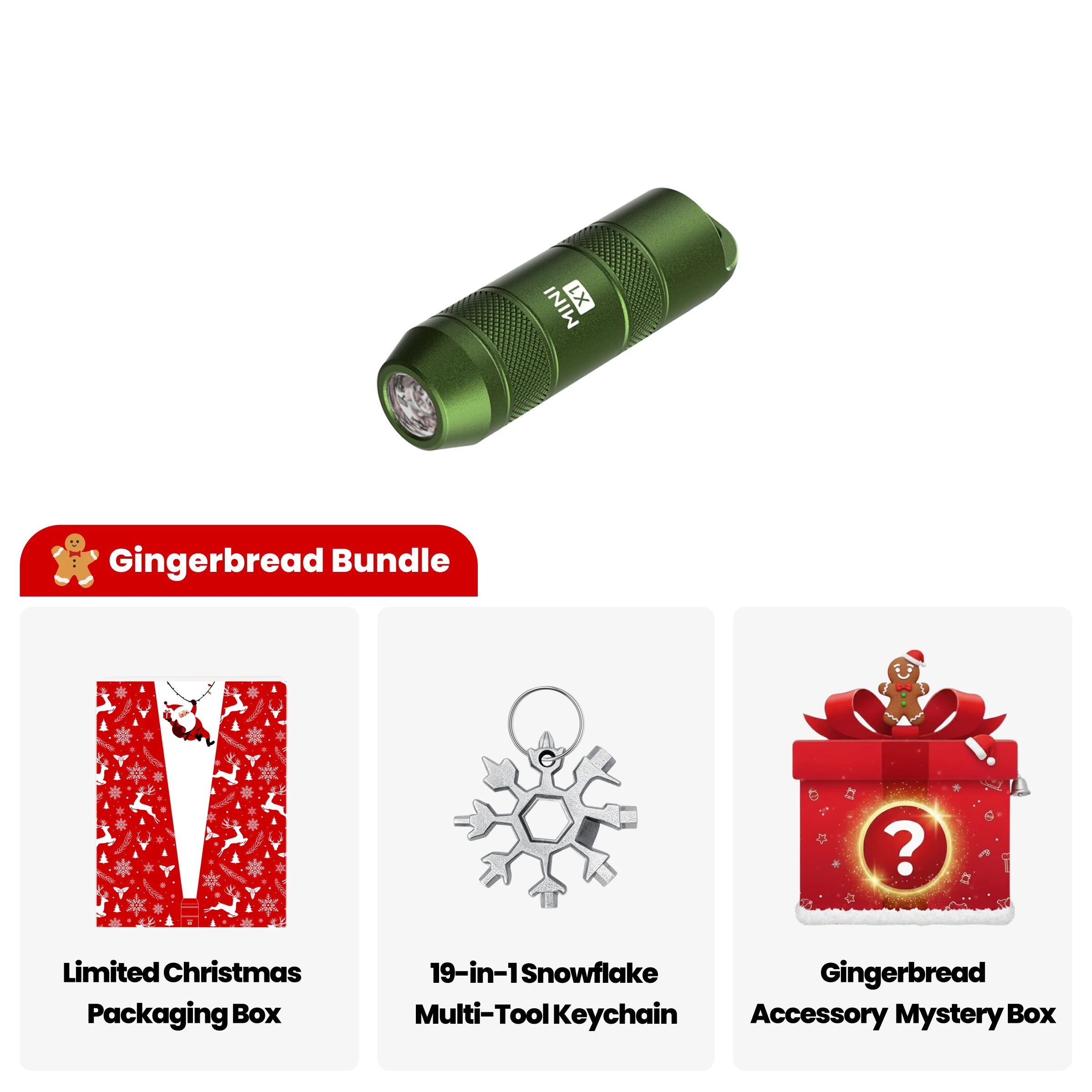 Mini X1 - EDC Rechargeable Keychain Flashlight