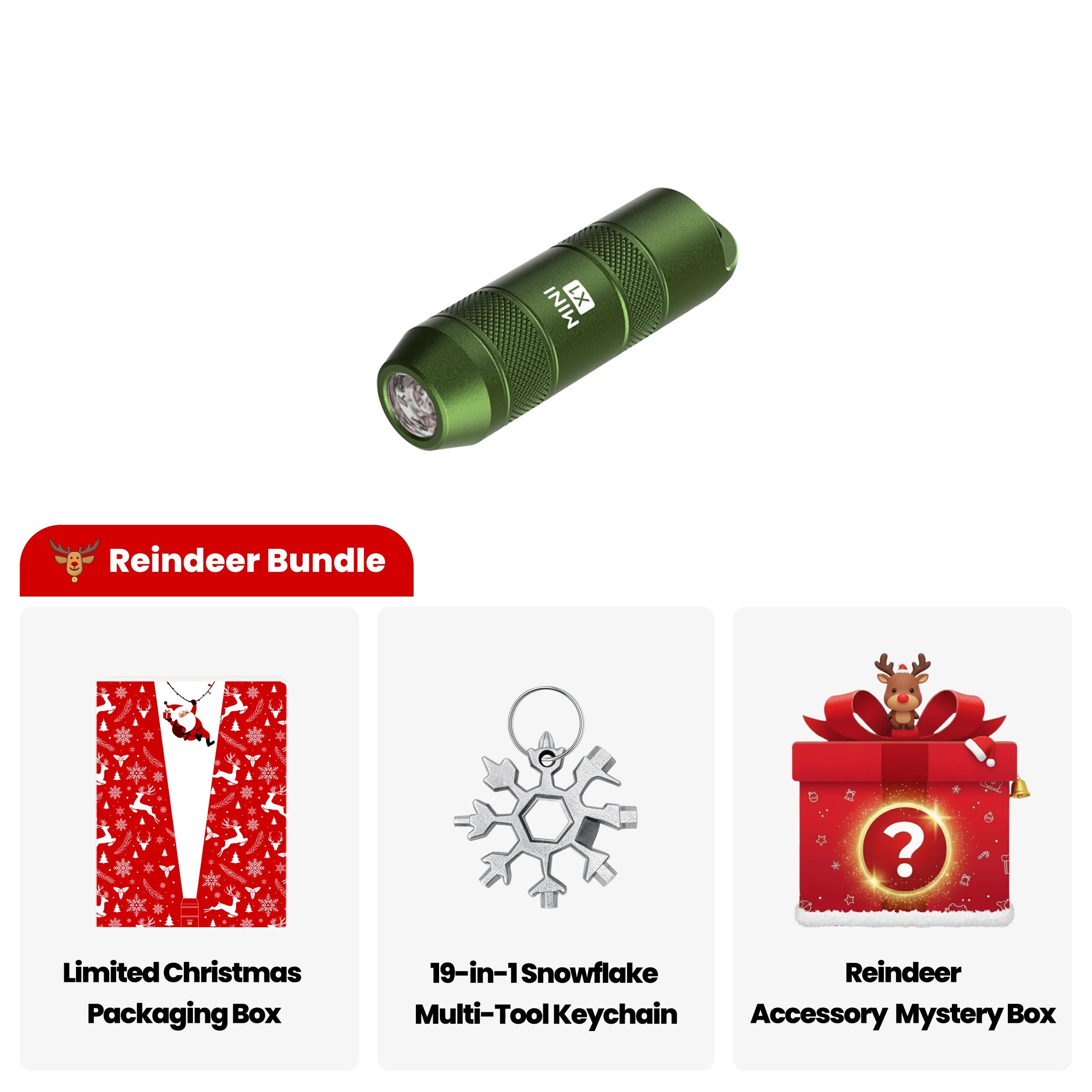 Mini X1 - EDC Rechargeable Keychain Flashlight