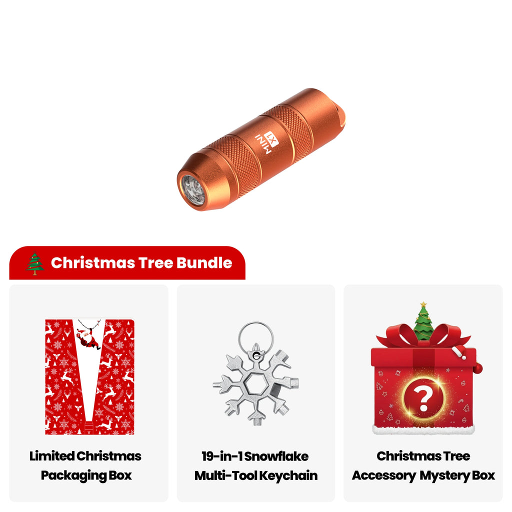 Mini X1 - EDC Rechargeable Keychain Flashlight