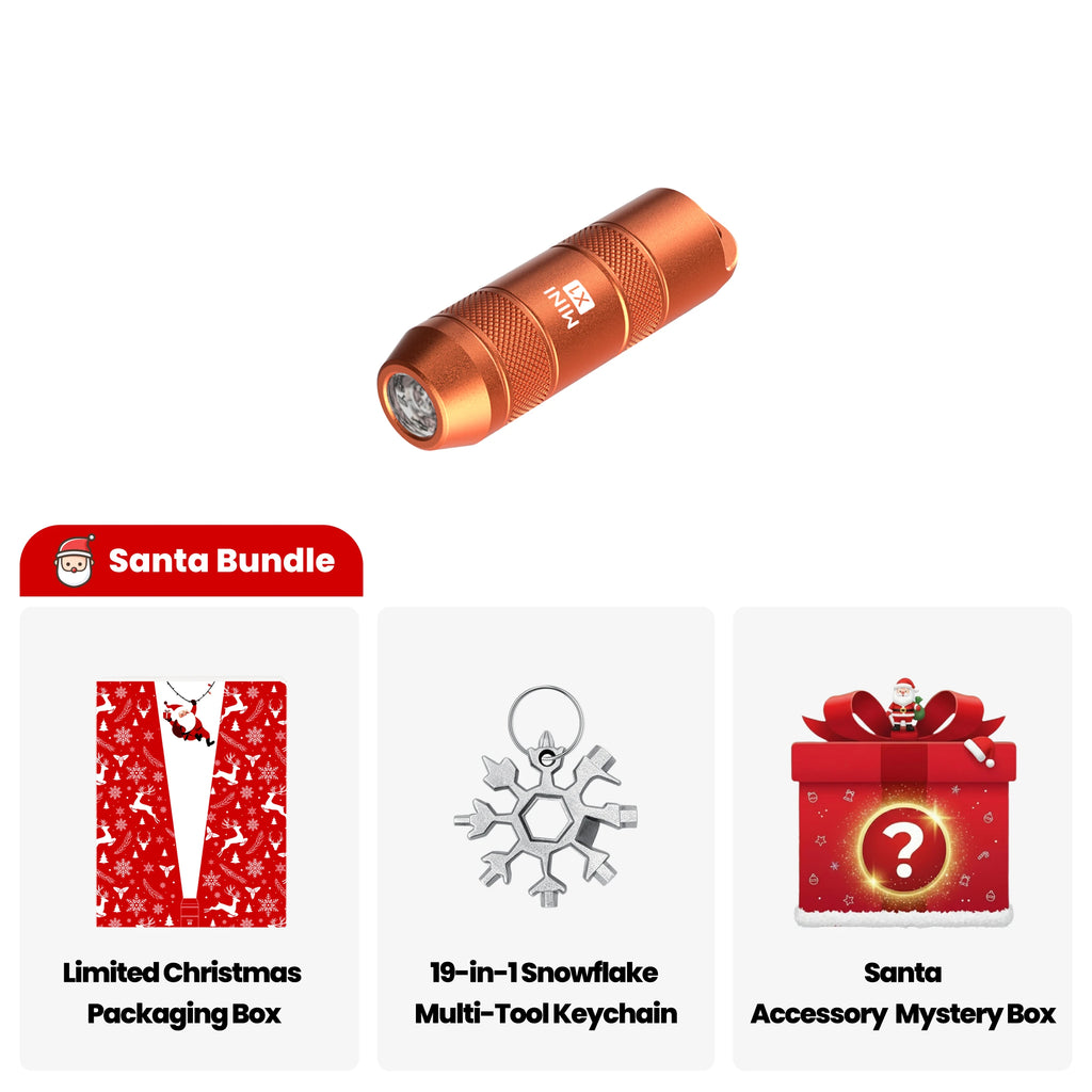 Mini X1 - EDC Rechargeable Keychain Flashlight