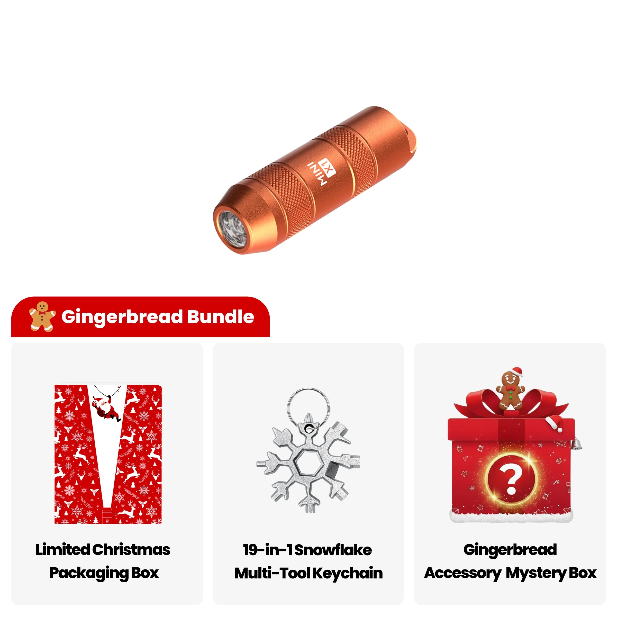 Mini X1 - EDC Rechargeable Keychain Flashlight