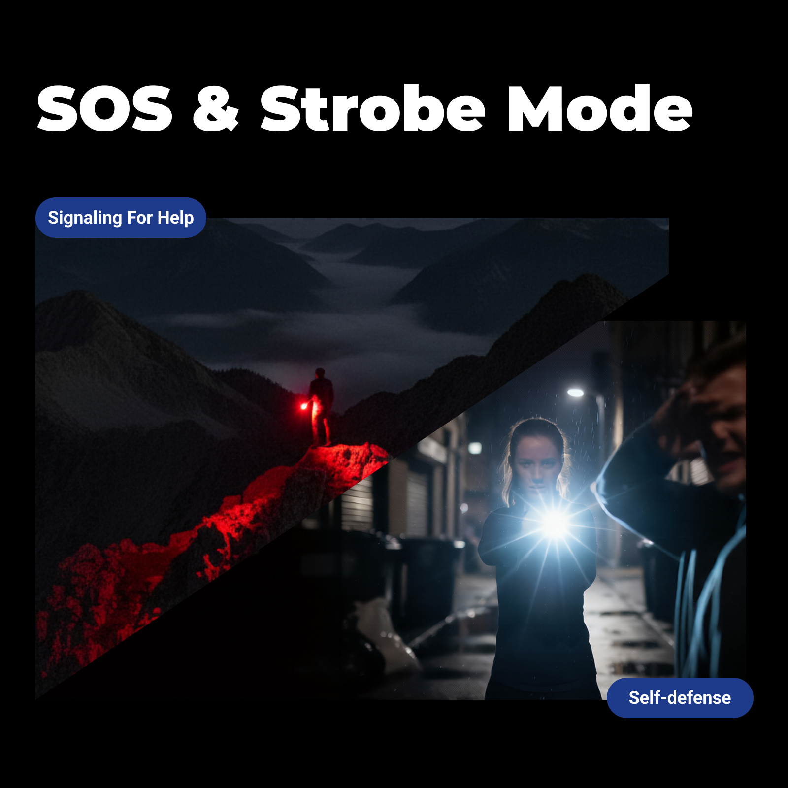 A11 - EDC Mini Rechargeable Multi-function Flashlight