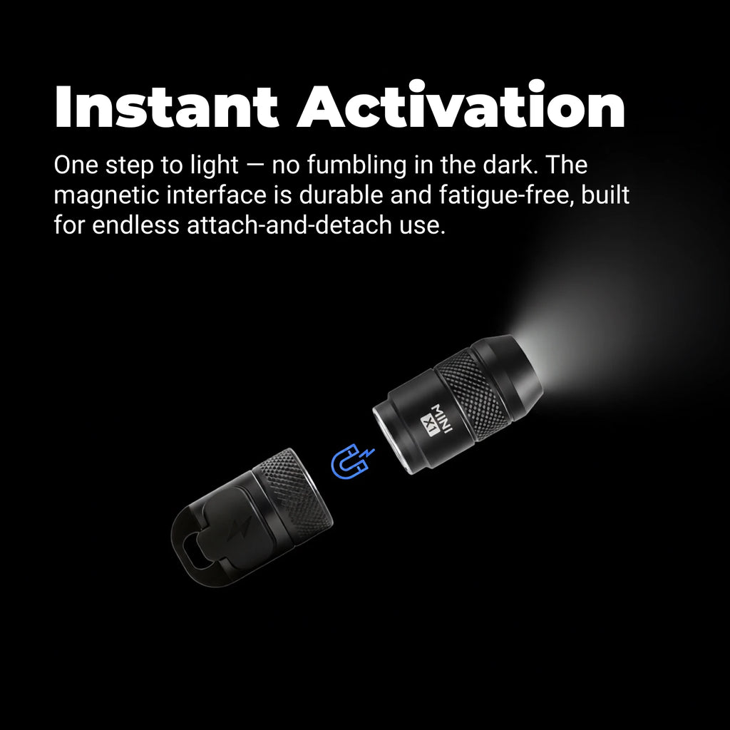 Mini X1 - EDC Rechargeable Keychain Flashlight