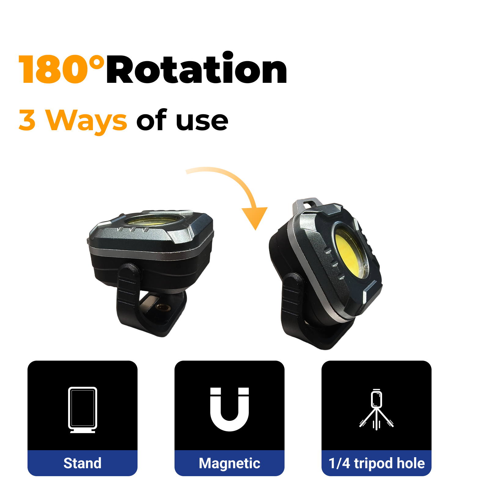 XC986 - Rechargeable Compact Magnetic Camping Light