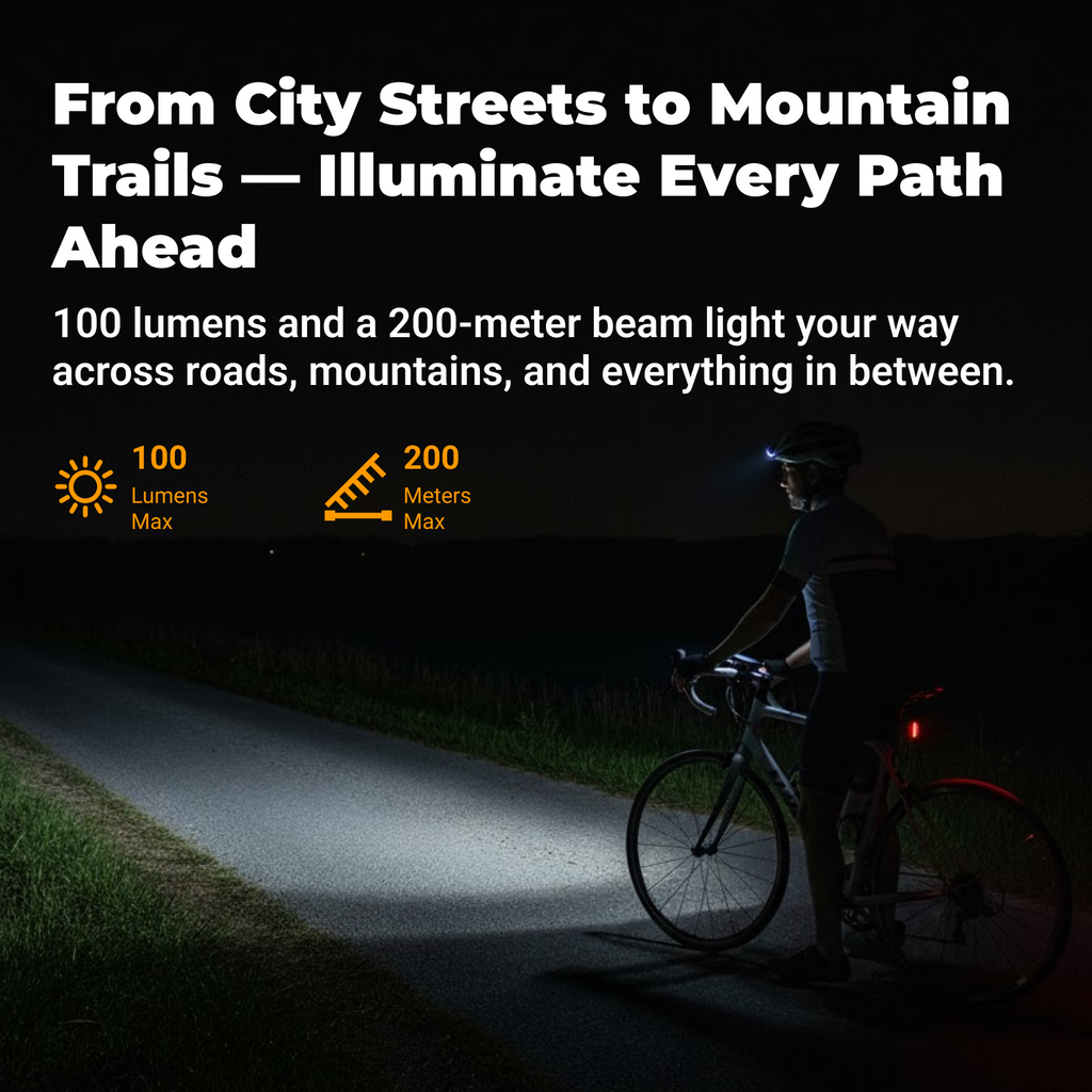 LS12 - Rechargeable LED Bike Light