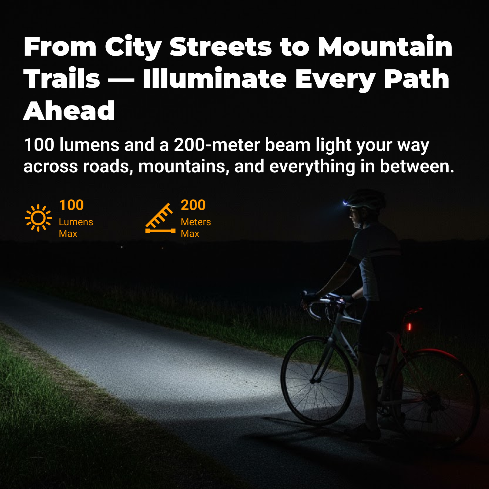 LS12 - Rechargeable LED Bike Light